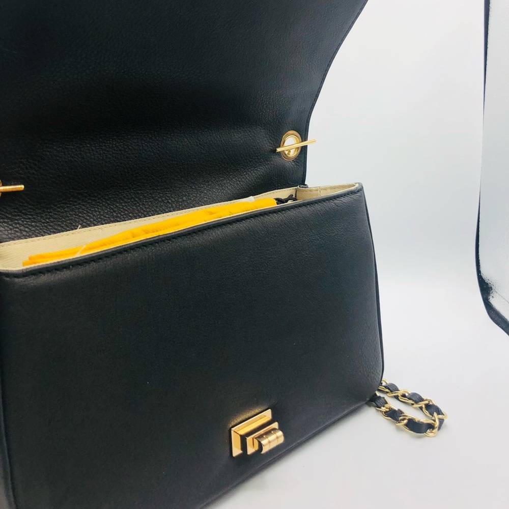 VALENTINO Black Leather Crossbody Handbag! - Picture 8 of 10